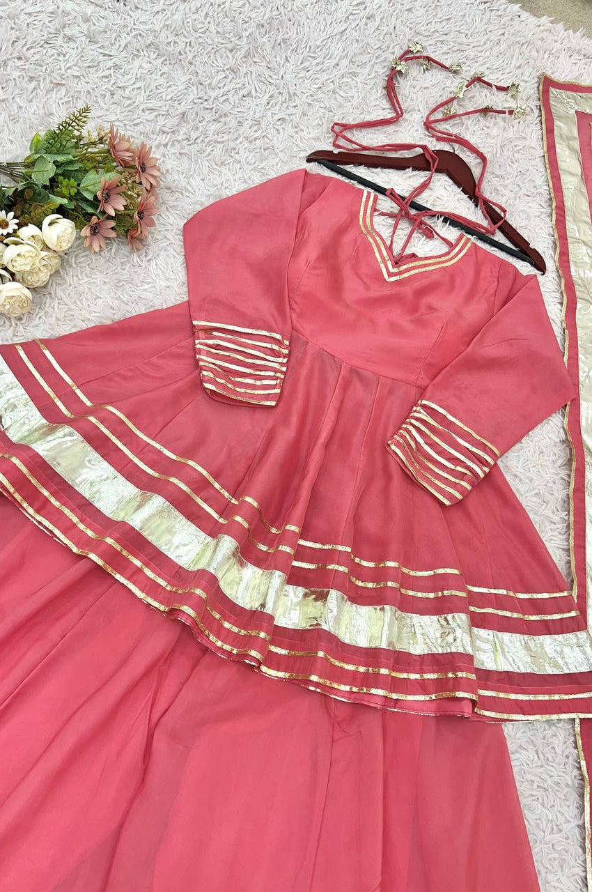 Elegant Lace Tabby Organza Sharara Suit β Ready to Wear | Premium Finish