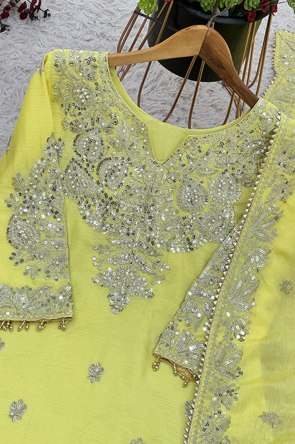 Baby Pink Embroidered Gharara Suit Set – Ready-to-Wear Collection