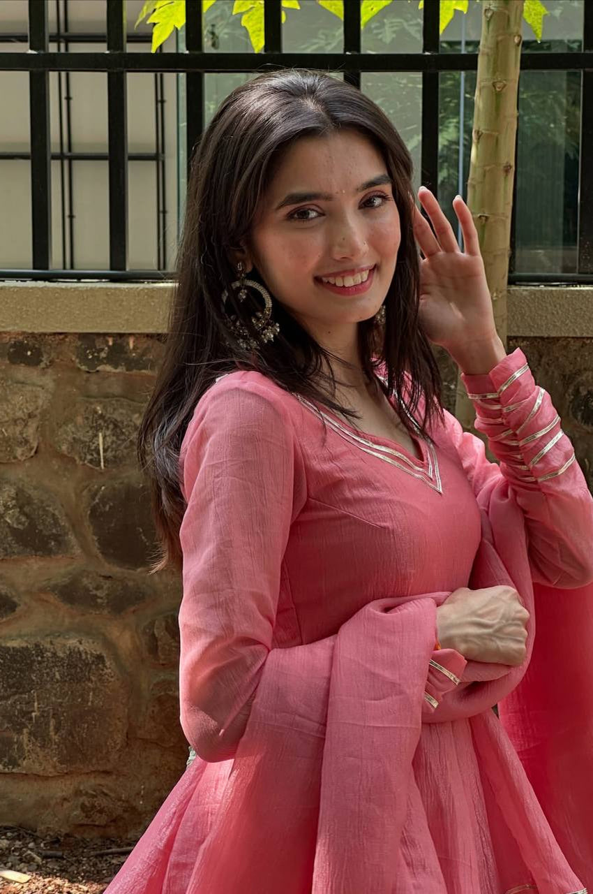 Elegant Lace Tabby Organza Sharara Suit – Ready to Wear | Premium Finish