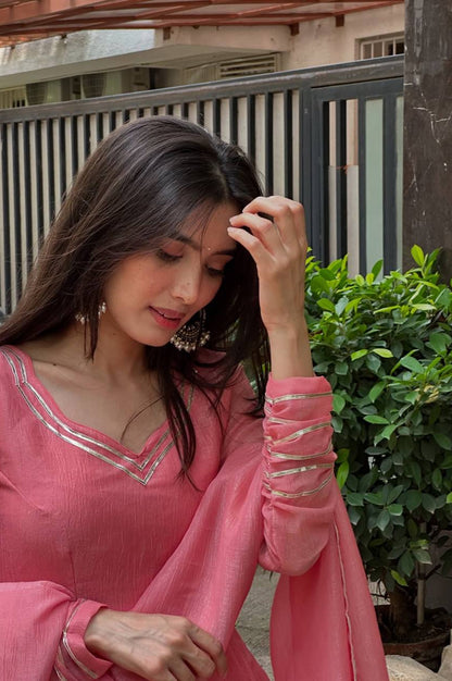 Elegant Lace Tabby Organza Sharara Suit – Ready to Wear | Premium Finish